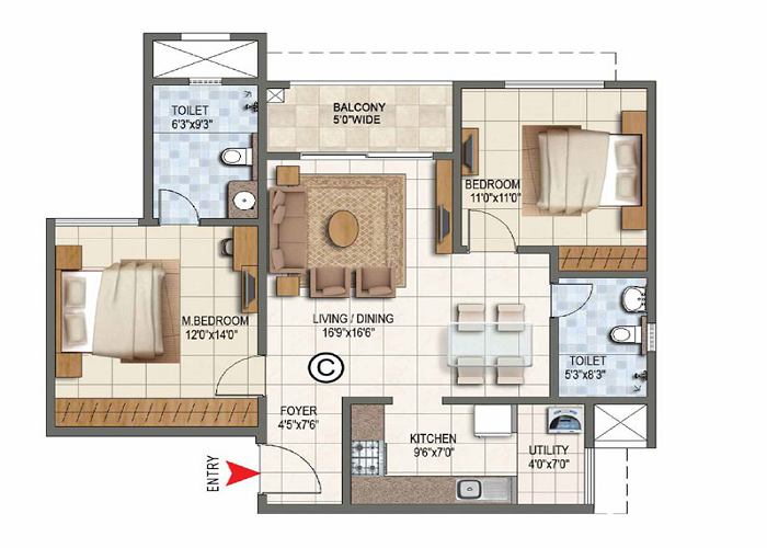  Featured Image of Floor Plan Arvind Elan