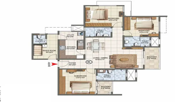  Featured Image of Floor Plan Arvind Uplands